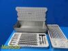 STRYKER SCORPION TS SR1 IM Reamer Instrument Set W/ Carrying Case