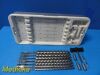 STRYKER SCORPION TS SR1 IM Reamer Instrument Set W/ Carrying Case