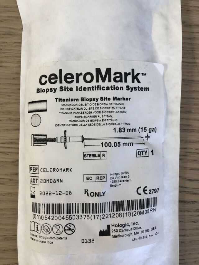 HOLOGIC CELER0MARK CeleroMark Titanium Biopsy Site Identification System 15G (X)