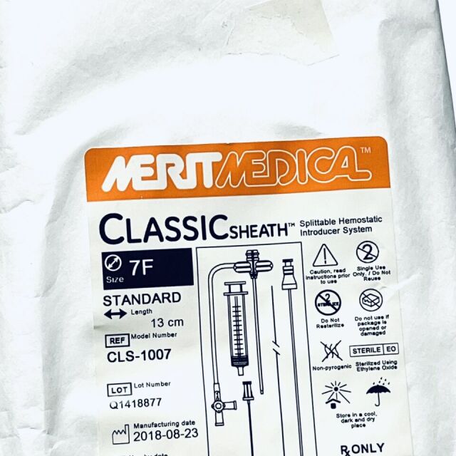 MERIT MEDICAL CLS-1007 Introducer System