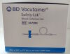 BD 367285 Vacutainer Safety-Lok Blood Collection Set - 25G x 3/4" x 12" (2025/01/31) BOX of 50