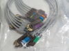 GENERAL ELECTRIC 416467-003 LOT OF 8X MULTI-LINK ECG LEADWQIRE 5LD