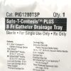 CAREFUSION PIG1280TSP SAFE-T-CENTESIS PLUS, 8FR CATHETER DRAINAGE TRAY, EXP 2022-10