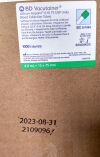 BD 367884 Vacutainer Lithium Heparin LH 75 USP Units Blood Collection Tubes 4.0mL / 13 x 75mm (Expired 2023/08/31) CASE of 1,000
