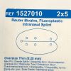 MEDTRONIC/ XOMED 1527010 REUTER BIVALVE, FLUROPLASTIC INTRANASAL SPLINT, EXP 2026-12