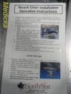 North Star Orthopedic Beach Chair Positioner W/ Head Positioner & Parts
