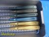 LIFE INSTRUMENTS 6X  American Rainbow Curettes Tray, 10