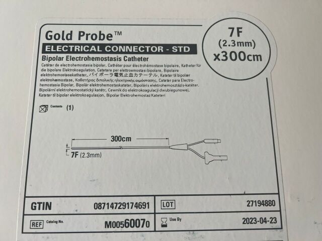 BOSTON SCIENTIFIC M00560070 GOLD PROBE 7F x 300 cm