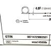 BOSTON SCIENTIFIC M0061456080 ASCERTA URETERAL STENT, EXP 2023-01