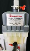 EDWARDS E1M18 Vane Vacuum Pump w/ EMF20 Filter KF25 & Agilent G3199A Quiet Cover Vacuum Pump
