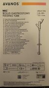 AVANOS MEDICAL 0110-20  MIC BOLUS GASTROSTOMY FEEDING TUBE G-Tube 20Fr X 7-10ml