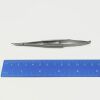 JARIT ( 355-436 ) Barraquer Needle Holder, Curved, Delicate Jaws, Round Handle with Lock