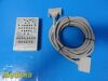 NIHON KOHDEN JE-922A Neurofax Junction Box, Mini W/ Interface Cable, 16ft