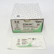 ETHICON 698H Ethilon Polyamide Nylon Suture, P-3 13mm, 3/8 Circle Needle, Size 5-0, Non-Absorbable