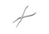 PILLING 443610 Weck Asch Septum Forceps, Angled, 28mm Tip, 23cm WL