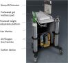 JORO MANUFACTURING INSPIRE newborn , battery-powered placental transfusion & resuscitation Delivery Table