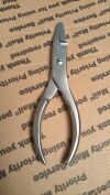 JARIT 275-580 Flat Nose Pliers w/Side Cutter, Tapers to 3.5mm, Straight, 3/8