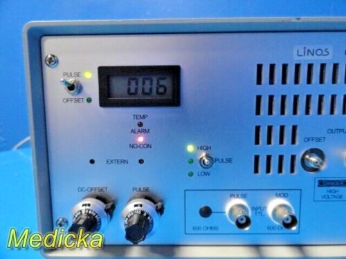 LINOS Photonics LIV 20-600 Pulse Amplifier W/ DIV20 Manual, EOM Device