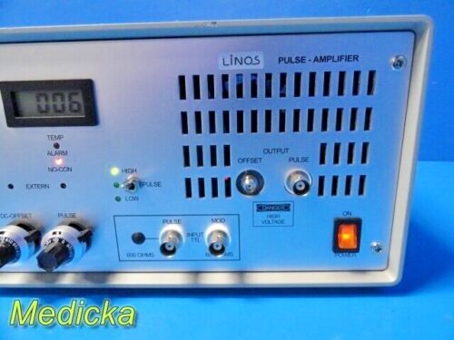 LINOS Photonics LIV 20-600 Pulse Amplifier W/ DIV20 Manual, EOM Device