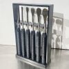 CODMAN ( 46-3407 ) Karlin Magnum Set of 6 Cobb Elevators with Sterilization Case