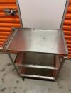 LAKESIDE 3 tier 4-wheels roll a round stainless steel cart Instrument Cart