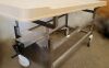 MOPEC DB850    80.5″ L x 32″ Tilting Mortuary Autopsy Coroner Gurney Stretcher Cart Grossing Station