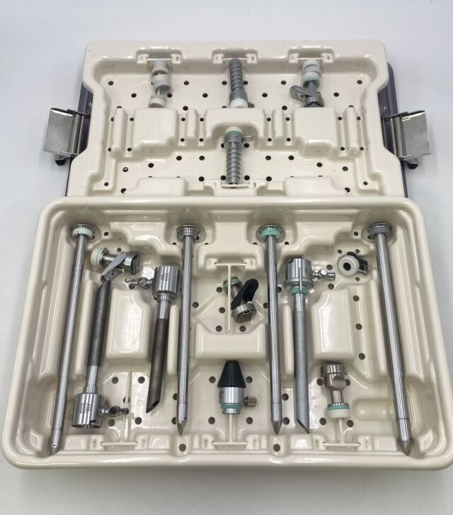 KARL STORZ 27717G-1 Karl Storz Endoscopy Tray with 15 Instruments, Trocars and Cannulas