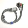 EDAN EL05DASY 5 lead Snap AHA reusable ECG cable REF EL05DASY for Edan iT20 Telemetry Transmitter Bedside Monitor