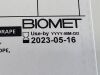 BIOMET Sterile Drape & Button  WAL121  Exp.2023-05  (T29) Sterile Drape & Button