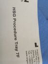 ARGON HSG Procedure Tray 7F  660007000   Exp.2023-04  (M46) 660007000 HSG Procedure Tray 7F