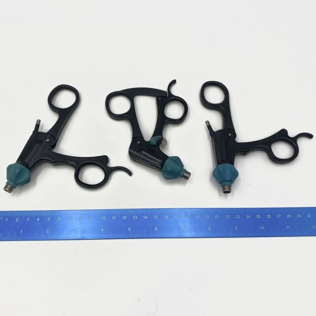 RICHARD WOLF ( 8393.0003, 8393.002 ) Lot of 3 ModuLine Laparoscopic Rotating Handles with and without Ratchet