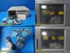 GE/COROMETRICS GE 0126 120 Series , W/ 2X Ultrasound & 1X Toco Transducers ~ Fetal Monitor