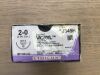 ETHICON J345H VICRYL Coated Polyglactin 910 Suture 2-0 (3Ph. Eur.), CT-1 36mm  (36/Box)