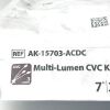ARROW AK-15703-ACDC MULTI LUMNEN CVC KIT WITH BLUE FLEXTIP CATHETER