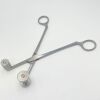 PILLING 351390 Teleflex Gunnar-Hey Roller Forceps, Straight, Different Size Rollers with Ring Handle