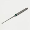 V. MUELLER AU13300 GUILFORD-WRIGHT Duckbill Elevators. Curved. Blade 4mm wide. Mirror and Satin finish. Overall length 5-5/8in (14.3cm).