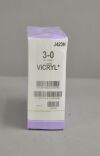 ETHICON JOHNSON  JOHNSON Box of 3 Dozen J&amp;J Ethicon VICRYL 3-0 J423H - 163309 RT