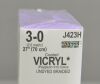 ETHICON JOHNSON  JOHNSON Box of 3 Dozen J&amp;J Ethicon VICRYL 3-0 J423H - 163309 RT