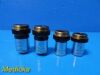 4 x Bristol Microscope Objectives (MN # 771340, 771663,772278, 772475)