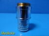 UNBRANDED Lot of 4 Microscope Objectives / Lenses (100/1.25, 4-0.65, 1-0.25, 4/0.1)