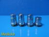 Lot of 4 Reichert Assorted Microscope Objectives / Lenses Emergency Cart