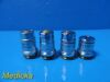 Lot of 4 Reichert Assorted Microscope Objectives / Lenses Emergency Cart