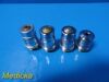 Lot of 4 Reichert Assorted Microscope Objectives / Lenses Emergency Cart