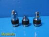 Lot of 3 Swift Microscope assorted Objectives  / Lenses (0.65, 0.25, 0.10)