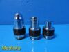 Lot of 3 Swift Microscope assorted Objectives  / Lenses (0.65, 0.25, 0.10)