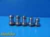 Lot of 5 Spencer Microscope Objectives (Cat# 1077, 1116, 1079, 1075, 1076)