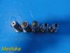 Lot of 5 Spencer Microscope Objectives (Cat# 1077, 1116, 1079, 1075, 1076)