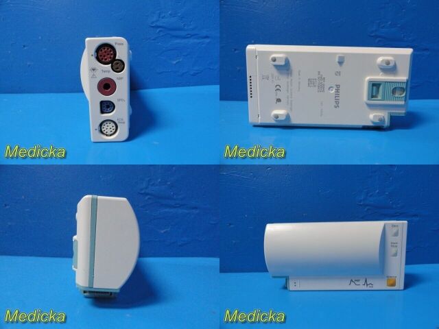 PHILIPS 2008  ,MP30 W/ New Leads & MMS Module Nellcor SpO2 ~Patient Monitor