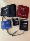 CRITIKON DUR-A3-2A, HEM-CS19, DUR-A1-2A (5) Critikon And Omron Blood Pressure Cuffs.