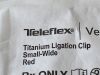 TELEFLEX Pack of 24  Vesocclude Titanium  30425  Exp.2023-03  (K24)   30425 Vesocclude Titanium